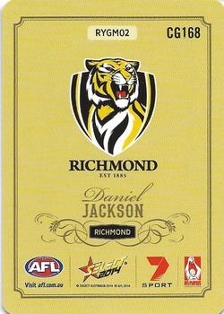 2014 Select AFL Champions - Gold #CG168 Daniel Jackson Back